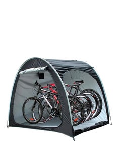 Buy Bike Cover Storage Outdoor Portable Bicycle Tent for 4 Bike PU4000 Waterproof Cloth Durable 210D Oxford Fabric W/Travel Bag in UAE