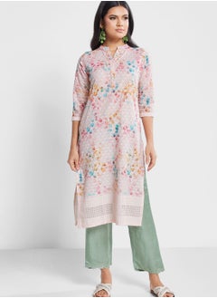 Buy Printed Embroidered Kurti in UAE