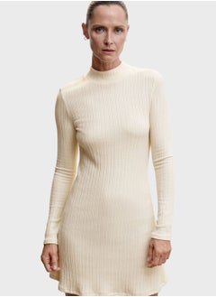 Buy Ribbed Knitted Dress in UAE