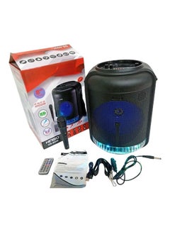 Buy 8 Inch Portable Speaker High Quality Wireless Speaker With LED Light And Microphone in Saudi Arabia
