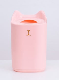 Buy Air Humidifier Dual Nozzle with Night Light 3.3L LU1124-3 Pink in Saudi Arabia
