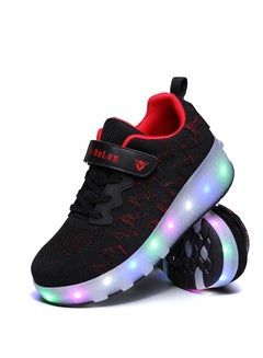 Buy Kids Roller Skate Shoes With LED Light in UAE