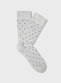 Buy Polka Dot Print Crew Socks in UAE