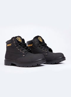 Buy Safety Shoes 4008 BLACK Lace up High cut Boot in UAE