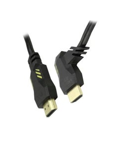 اشتري Pix kx2559HDMI  Cable 90 Degree Up Angle HDMI Male to Male 1080p /4k HDMI Cable black 3m في مصر