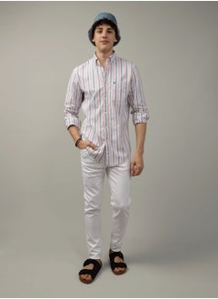 اشتري AE Striped Slim Fit Oxford Button-Up Shirt في مصر