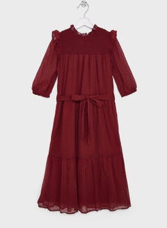 Buy Girls Lace Detail Dress in Saudi Arabia