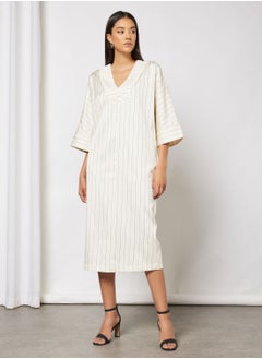 اشتري Oversized Striped Dress في الامارات