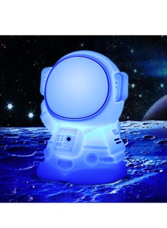 اشتري Astronaut Night Light, Dimmable Kids Night Lamp, Portable Silicone Spaceman Nursery Night Light, Touch Control Rechargeable Night Light for Nursery Children's Room Decoration and Kids Gift في السعودية