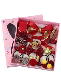 Buy 18-Piece Cute Korean Style Hair Accessories in Saudi Arabia