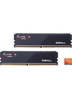 اشتري سلسلة Flare X5 (AMD Expo) DDR5 RAM 32 جيجابايت (2x16 جيجابايت) 6000MT/s - أسود غير لامع في الامارات