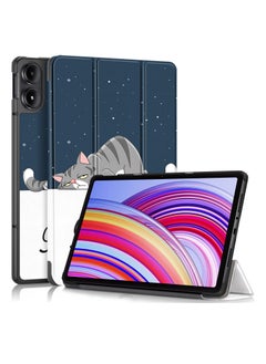 Buy Tablet Case for Xiaomi Redmi Pad Pro/ Xiaomi Poco Pad 12.1 inch Ultra-Thin PU-Leather Hard Shell Cover in Saudi Arabia