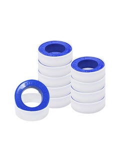 Buy 10 Rolls of Waterproof Raw Material Plumber's Tape for Plumbing Faucet Sealant Tape, Plumbing Tape, Sealing Tape, Thread Sealant Tape, Shower Head Plumber's Tape (12mmx10m) in Saudi Arabia