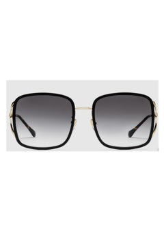 Buy Gucci Unisex UV Resistant Fashion Full Frame Sunglasses 54mm Retro Sunglasses Gray/Black Gradient GG0414 in UAE