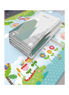Buy Comfortable PE Double Sided Crawling Mat Ideal for Students and Babies (Xinjunling+Monkey) in UAE