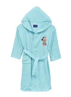 Buy Children's Bathrobe. Banotex 100% Cotton Children's Bathrobe, Super Soft and Fast Water Absorption Hooded Bathrobe for Girls and Boys, Stylish Design and Attractive Graphics SIZE 10 YEARS in UAE