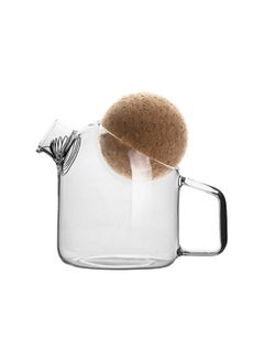 Buy Glass Pitcher Bottle with Cork Ball Tea Pot  Glass Tea Kettle Iced Tea Pitcher for Home Use in Egypt