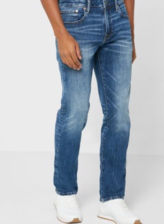Buy Mid Wash Slim Fit Jeans in Saudi Arabia