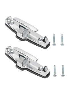 اشتري 3XR Rope Hook Chrome T-Hook Tie Down Rope Hook 2 Pcs Set with Mounting Screws for Car Boat في السعودية