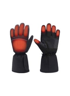 اشتري Heated Gloves, Powered Electric Heat Gloves for Women and Men, Waterproof Winter Thermal Gloves, Warm Touchscreen Gloves for Outdoor Sports Cycling Riding Skiing Skating Hiking Hunting في الامارات