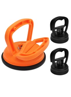 Buy Car Dent Puller 3Pcs Powerful Car Dent Remover Tool Kit Large Small Suction Cup Dent Puller for Car Repair Glass Tiles Mirror Lifting and Objects Moving SUV and Cars Universal (Orange) in Saudi Arabia