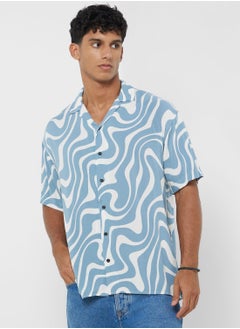 Buy Jorluke Regular Fit  Abstract Printed Shirt in UAE