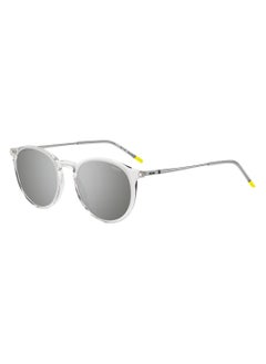 اشتري Men's Uv Protection Round Shape Metal Sunglasses Hg 1286/S Grey 46 - Lens Size: 45.9 Mm - Cryst Ruth في السعودية