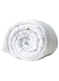 Buy Duvet Comforter Cotton White 160x220cm in UAE