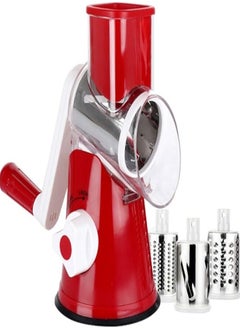 Buy Vegetable Slicer Rotary and Grater with 3 Different Blades in Saudi Arabia