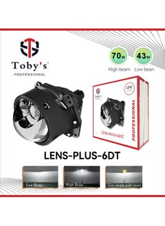 اشتري عدسات Toby's 140 وات/زوج Plus-6DT 3 بوصة Bi LED Projector Lenss للمصباح الأمامي 6000K مصباح تلقائي 70000LM أضواء السيارة مجموعات التحديثية عدسة Hyperboloid في الامارات