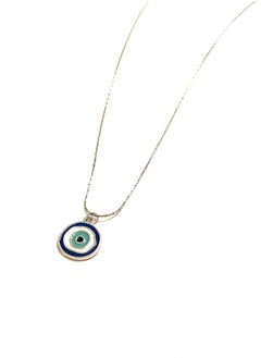 Buy Blue eye silver necklace in Egypt