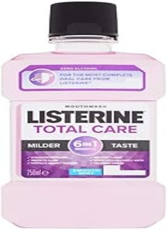 اشتري Listerine 250 ml Smooth Mint Total Care Zero Mouthwash في مصر