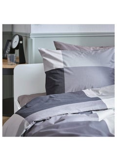 Buy Duvet cover and pillowcase, black, 150x200/50x80 cm in Saudi Arabia