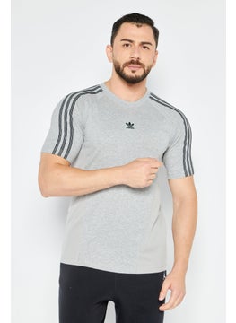 Buy Men Sportswear Fit Short Sleeve Training T-Shirt, Grey in Saudi Arabia