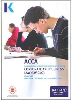 اشتري CORPORATE AND BUSINESS LAW (GLO) - STUDY TEXT في الامارات