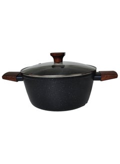 Buy Saucepot With Glass Lid 24cm in Saudi Arabia