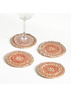 Buy Naturaloom 4-Piece Coaster Set 10 x 10 cm in Saudi Arabia