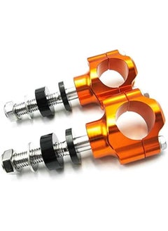 Buy Orange CNC Aluminum Alloy Handlebar Clamp for 28mm FE FC WR KXF CRF Riser. in Saudi Arabia