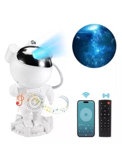 Buy Projector Night Light with Speaker 360°Adjustable Design, Astronaut Nebula Galaxy Night Light Projector for Children Adults Baby Bedroom, Party Game Room in Saudi Arabia