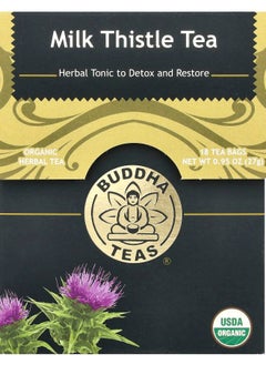 Buy Organic Herbal Tea Milk Thistle Caffeine Free  18 Tea Bags 0.95 oz (27 g) in UAE