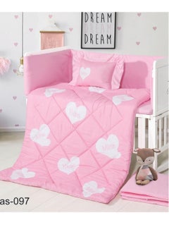 Buy 5-Piece Baby Crib Bedding Set in Saudi Arabia