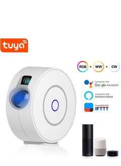 Buy Galaxy Projector Light Tuya Smart Life Smart Star Projector APP Work With Alexa Google Home Starry Sky LED Night Light in UAE