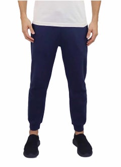 Buy Interlock Midrise Joggers - Nvay Blue in Saudi Arabia