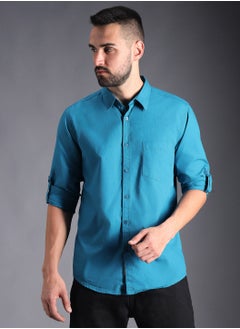 Buy Men Blue Shirts in UAE