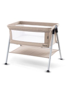 Buy Sleepzen 2 Bedside Crib Bassinet - Ivory in Saudi Arabia