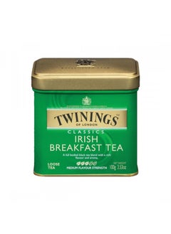 Buy Twinings Irish Breakfast Loose Tea, Pack of 6, 3.53 Ounce Tins, Smooth, Flavourful, Robust Black Tea Leaves, Caffeinated in UAE