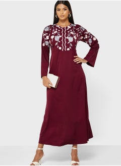 Buy Embroidered Detail Dress in UAE