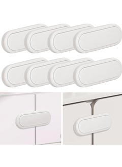 Buy SYOSI 8 Pcs Cabinet Locks for Babies, Child Proof Cabinet Locks for Drawer Cupboards Fridge Closet Pantry Childproof Safety Locks for Protecting Kids, for Fridge, Cabinets, Freezer Door in UAE