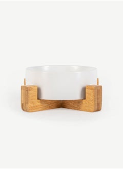 اشتري Brinles Ceramic Bowl with Stand-White في الامارات