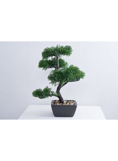 Buy Bonsai Pine Tree Green H38cm in UAE